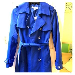 Lightweight Blue Trench Coat